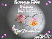 bonne fête maman - Безплатен анимиран GIF