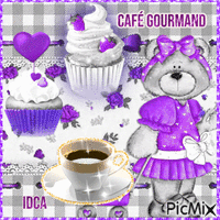 Café gourmand κινούμενο GIF