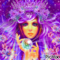 Fantasy woman in purple/contest