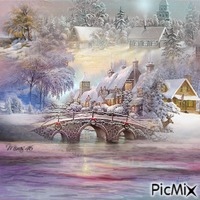 winter day - GIF animé gratuit