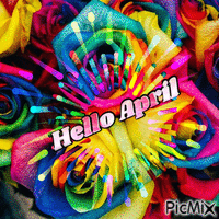Hello April - Безплатен анимиран GIF
