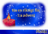 1:a advent - GIF animé gratuit