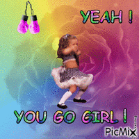 YEAH! YOU GO GIRL ! - 無料のアニメーション GIF