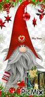 gnomo navideño animovaný GIF