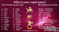 Kaz Psychic - Cupid Name Game - Бесплатный анимированный гифка