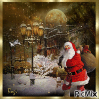 Time for gifts from Santa Claus... анимиран GIF
