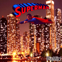 Superman 动画 GIF