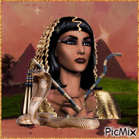 Contest: Queen Cleopatra animoitu GIF