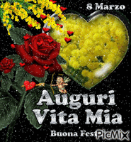 Auguri Vita Mia - Безплатен анимиран GIF