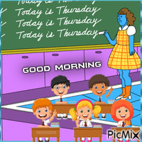 Thursday--Good Morning анимированный гифка