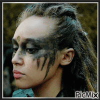 Face painting model Animated GIF