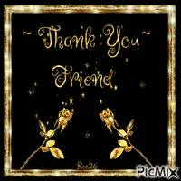 Thank you my friend - Free animated GIF