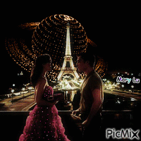 Love in Paris - GIF เคลื่อนไหวฟรี
