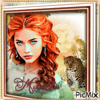 Woman  in  rousse et  tigre