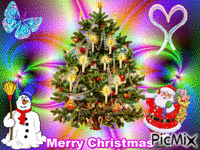 Merry Christmas - GIF animado grátis