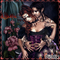 Couple gothique - Besplatni animirani GIF
