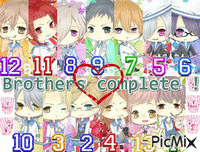 Brothers conflict chibi Animiertes GIF