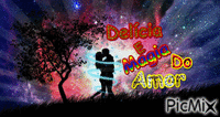 Delícia E Magia Do Amor - GIF animado grátis