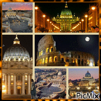 - - - - LE VATICAN  DE ROME (EN ITALIE)...!!!! - - - - - Free animated GIF