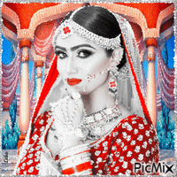 Lady India4 animirani GIF
