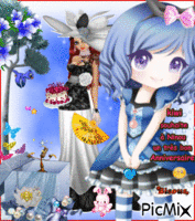 joyeux anniversaire Ninou - 無料のアニメーション GIF