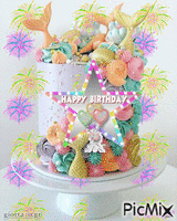 happy birthday 动画 GIF