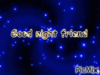 Good night - GIF animate gratis