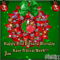 Happy and blessed monday animovaný GIF