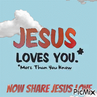 Now Share Jesus love - GIF เคลื่อนไหวฟรี