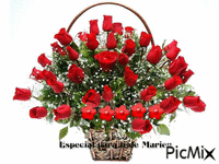 flores para ti de Marien - Gratis animeret GIF
