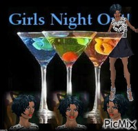 Girls Night - Gratis animeret GIF