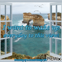 I want to wake up everyday to this view! - Zdarma animovaný GIF