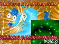 Kubik narozniny - Безплатен анимиран GIF