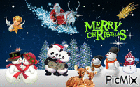 Merry Cristsmas - GIF animasi gratis