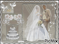 mariage animovaný GIF