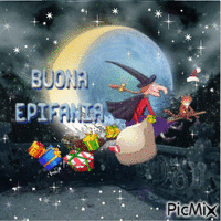 Buona Epifania al chiarore della Luna animovaný GIF