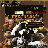 "We're the rats" In honour of 'Jerma985' - GIF animado gratis