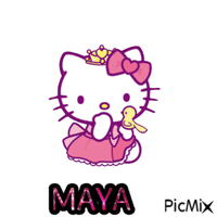 Maya Kitty - GIF animado gratis