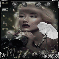 Vintage Movie Star from 30's animeret GIF