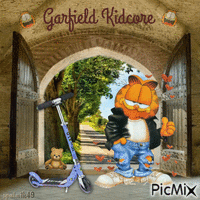 Garfield Kidcore - GIF animé gratuit