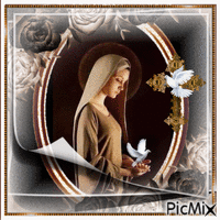 Vierge Marie, Esprit de Bénédiction animoitu GIF