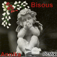 ange bisous - GIF animate gratis