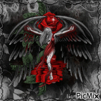 dark angel - bleeding heart... - Ingyenes animált GIF