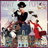 Mary Poppins - Gratis animeret GIF
