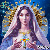 Maria Santissima madre di Dio e di Gesù - GIF animado grátis