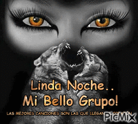 Linda Noche Mi - GIF animé gratuit