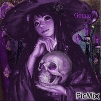 Purple Gothic - Безплатен анимиран GIF