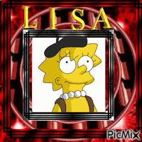 lisa simpson animovaný GIF