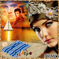 Elvis in the sky  October 17th,2021 xRick7701x animēts GIF