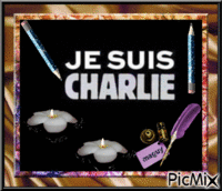 je suis charlie アニメーションGIF